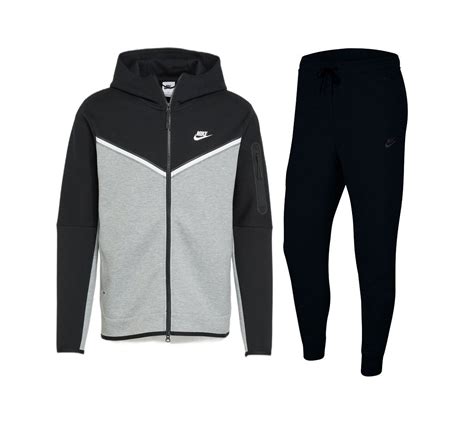 nike tech grijs broek|nike tech pak.